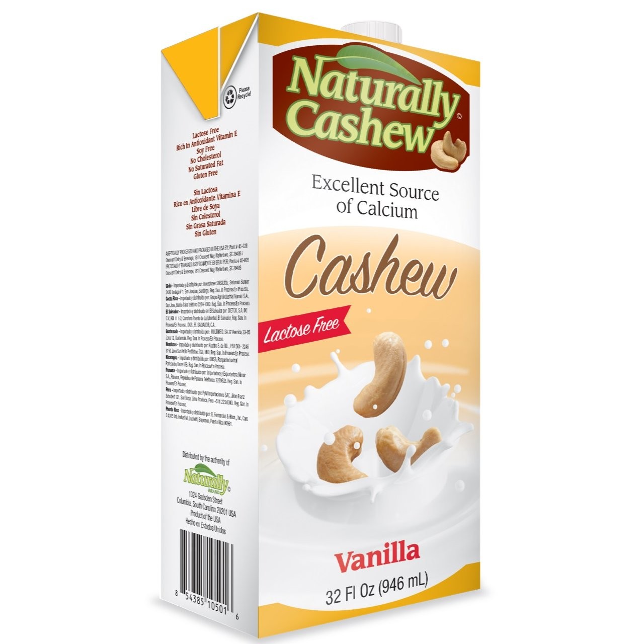 NATURALLY CASHEW VANILLA 32oz