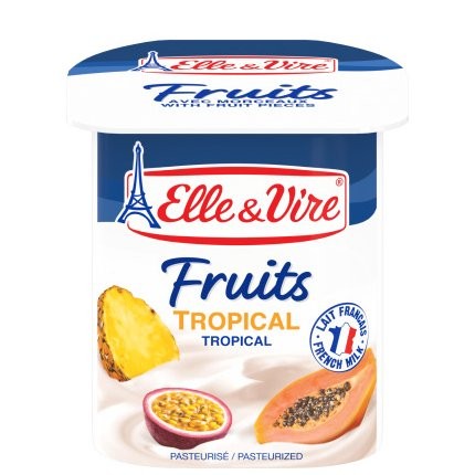 ELLE & VIRE FRUITS TROPICAL 125g