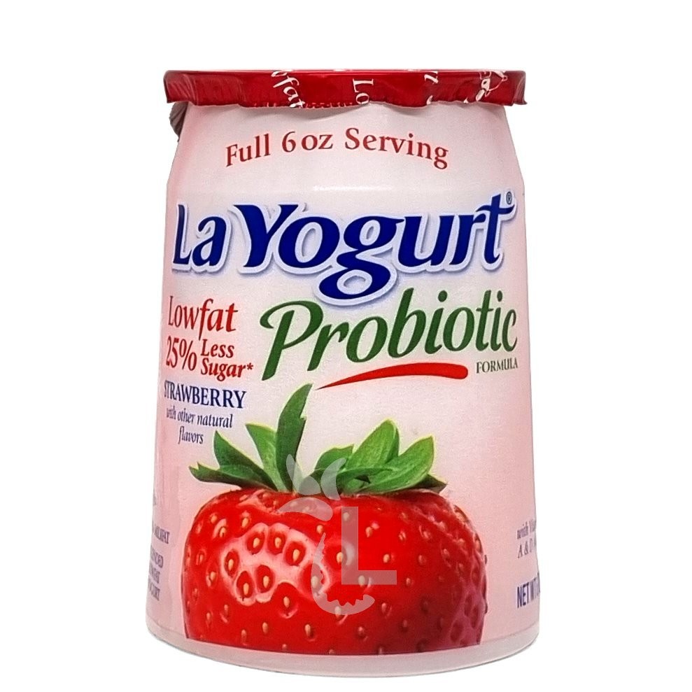 LA YOGURT LOW FAT STRAWBERRY 6oz