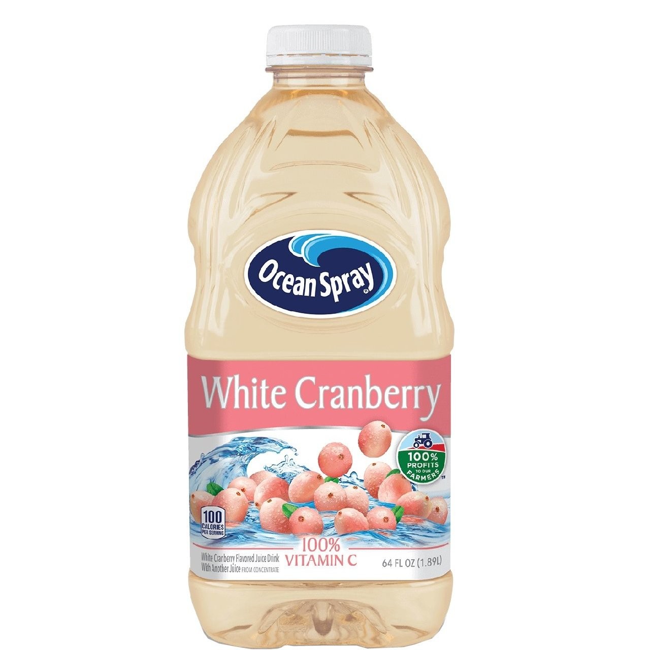 OCEAN SPRAY WHITE CRANBERRY 64oz