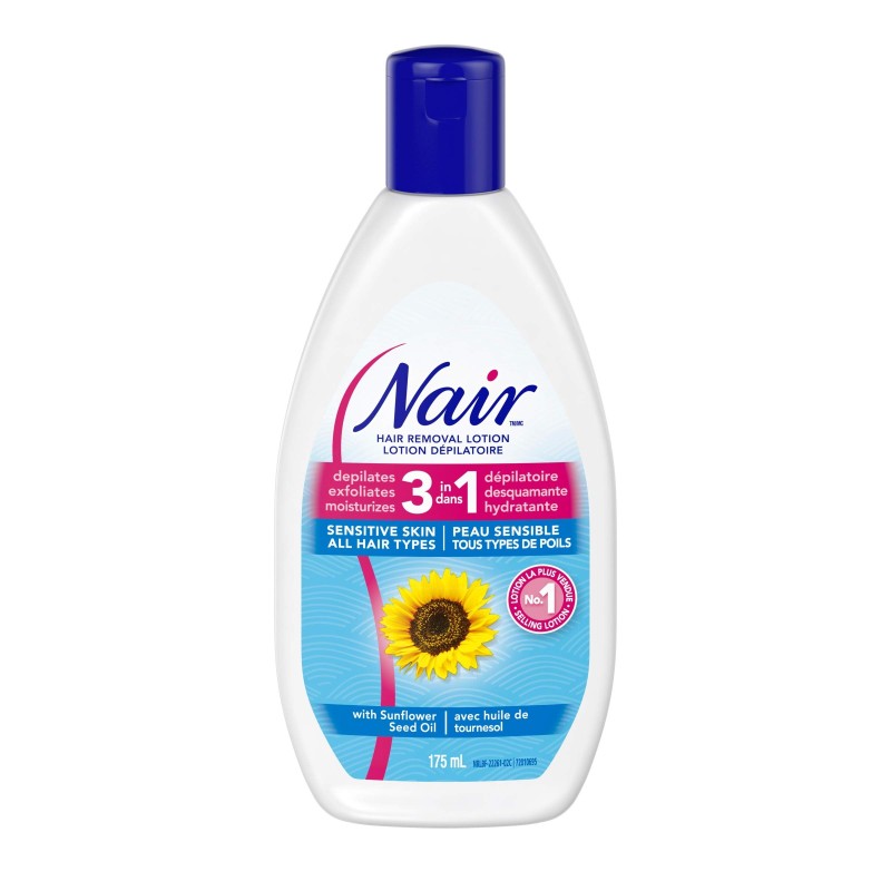 NAIR 3IN1 HAIR REMOVAL LOTION FOR SENSITIVE SKIN 175ml