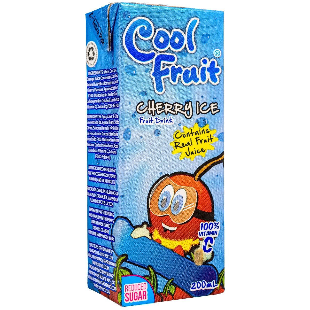 COOL FRUIT CHERRY ICE 200ml