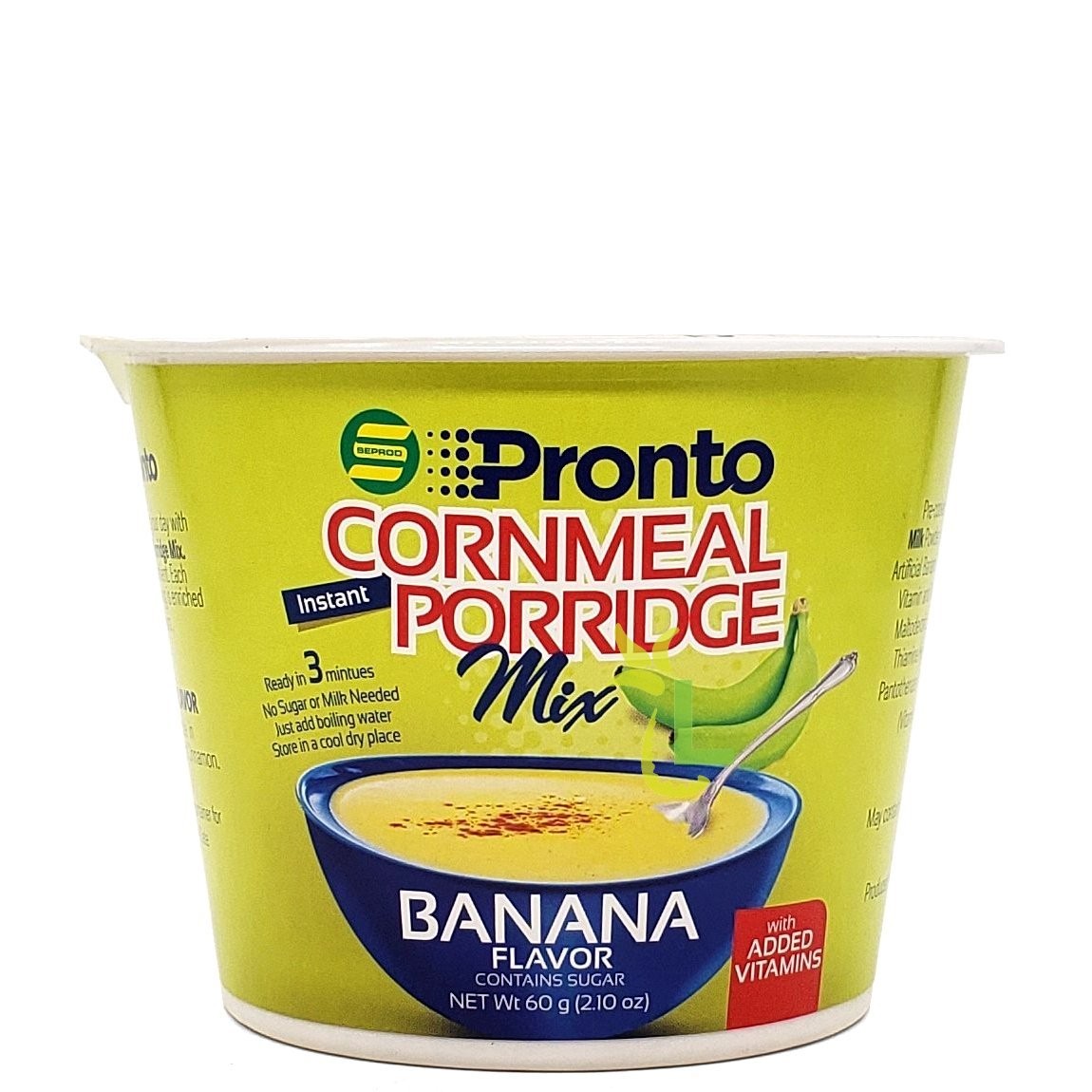 PRONTO INST CORNMEAL PORRIDGE BAN 60g