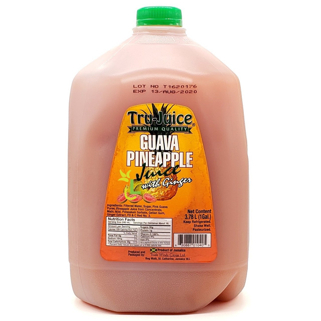 TRU-JUICE GUAVA PINEAPPLE GINGER 3.78L