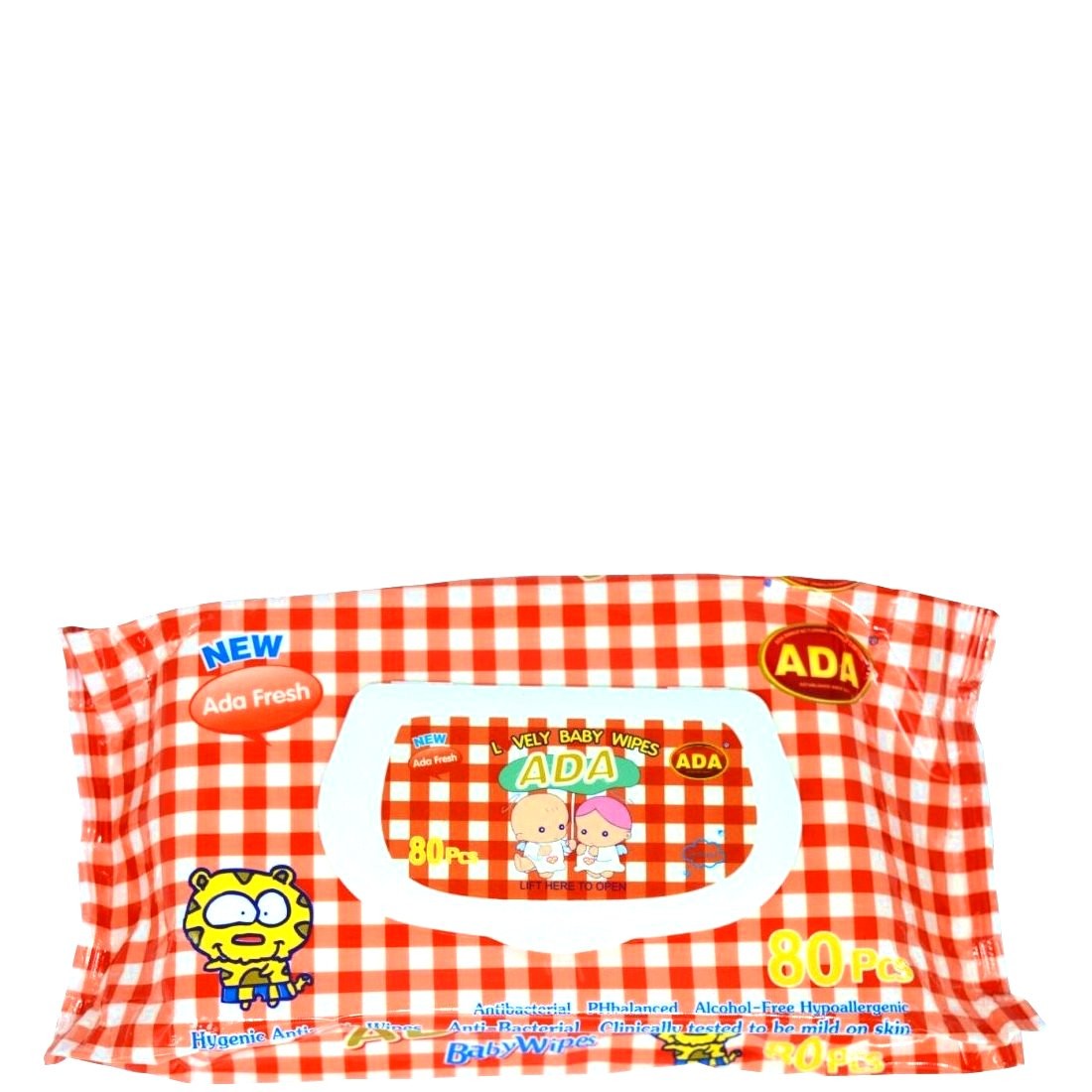 ADA BABY WIPES LRG 80s