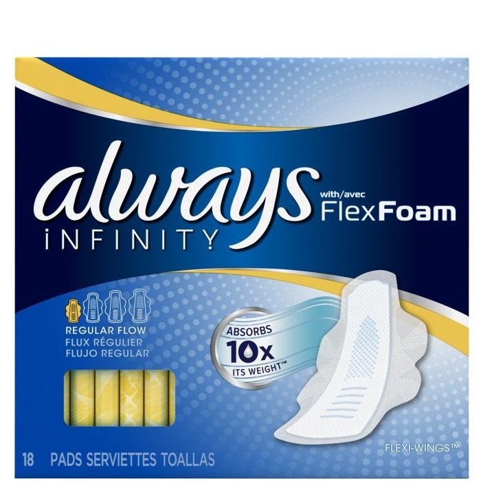 ALWAYS INFINITY FLEXFOAM REGULAR 18s