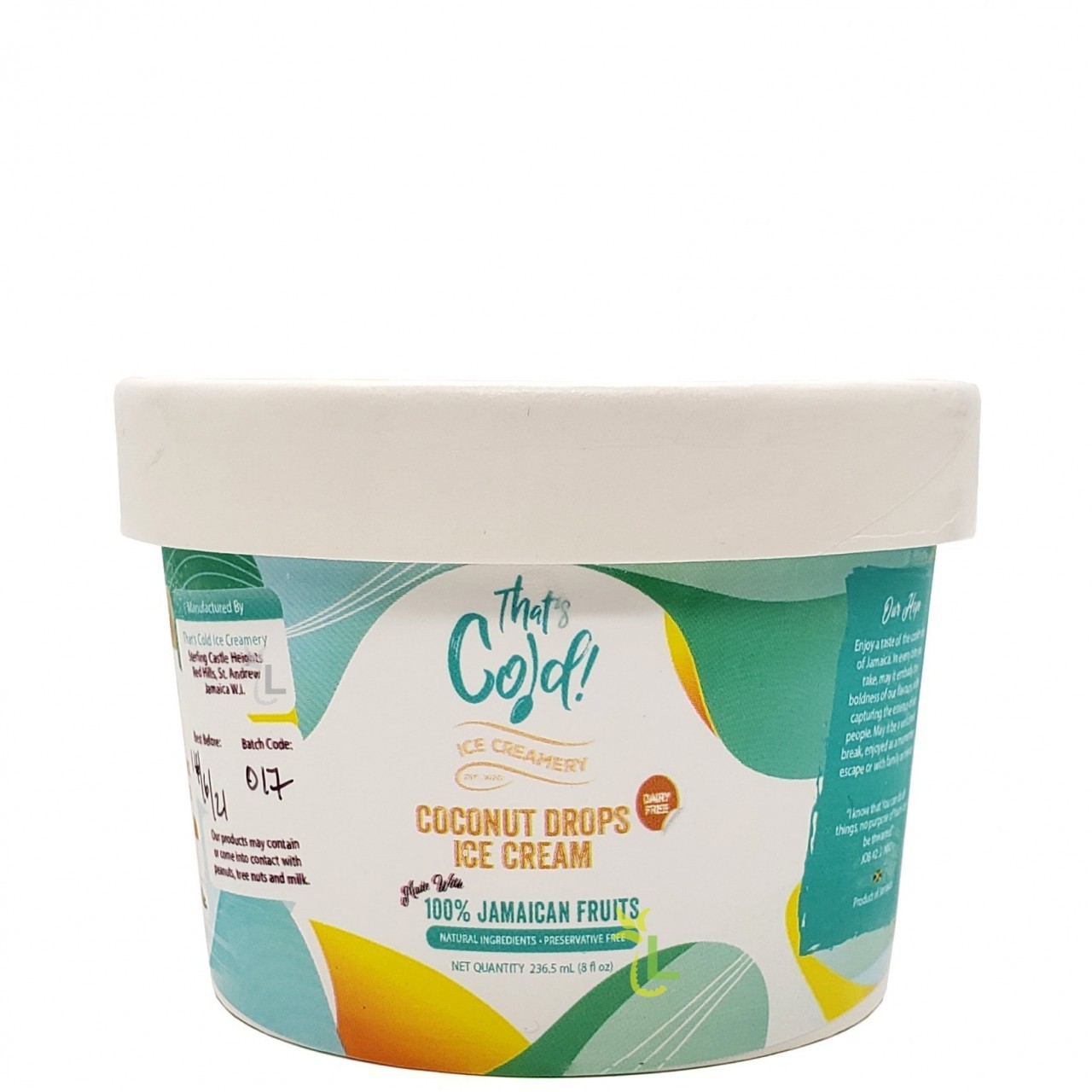 THATS COLD ICE CREAM COCONUT DROPS 8oz