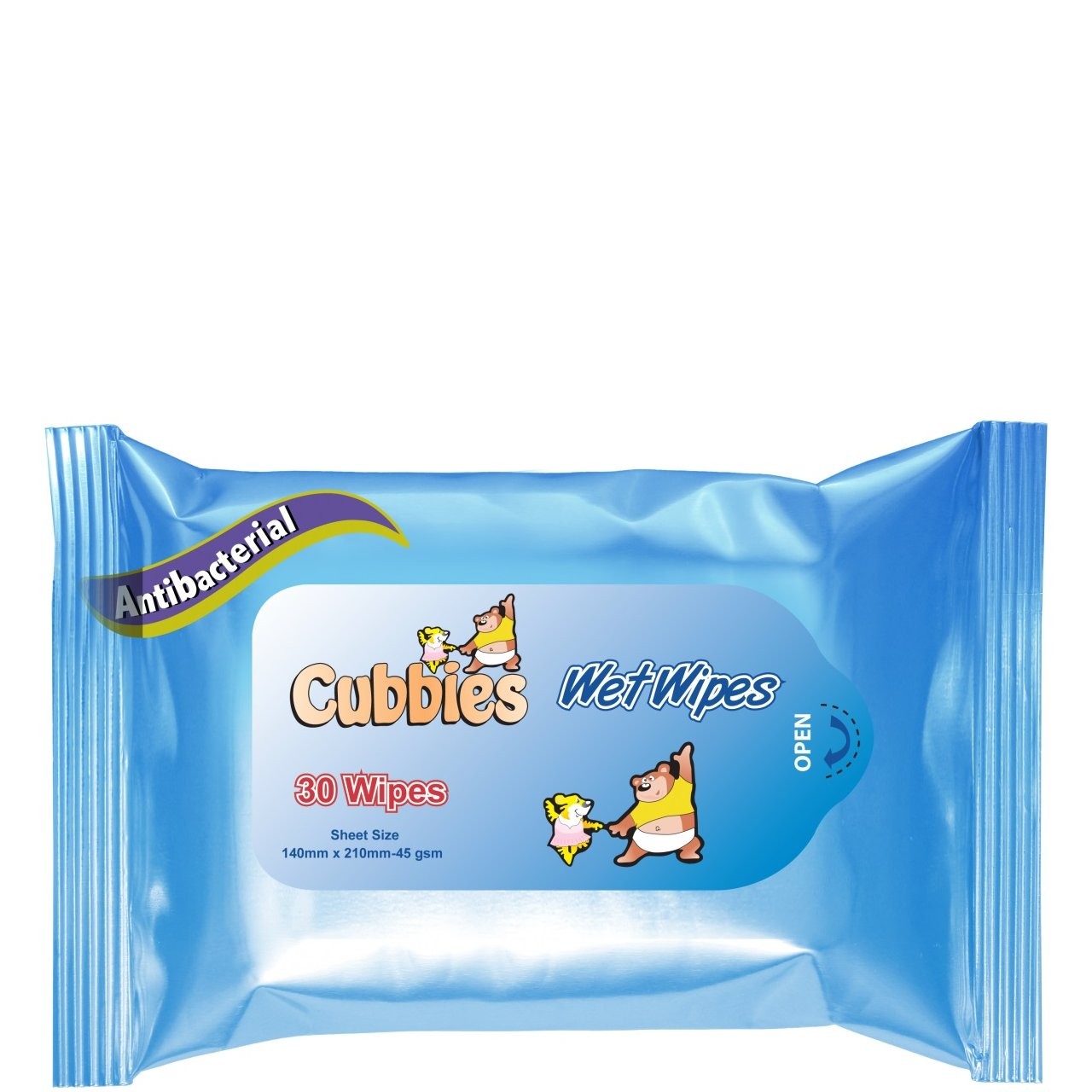 CUBBIES ANTIBACTERIAL WIPES 30s