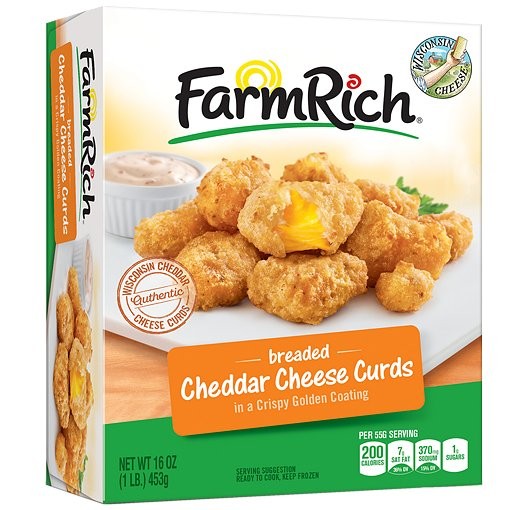 FARM RICH BREADED CHEDDAR CURDS 16oz