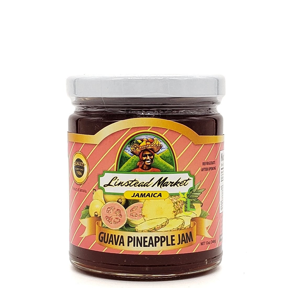 LINSTEAD MRKT JAM GUAVA PINE 340g