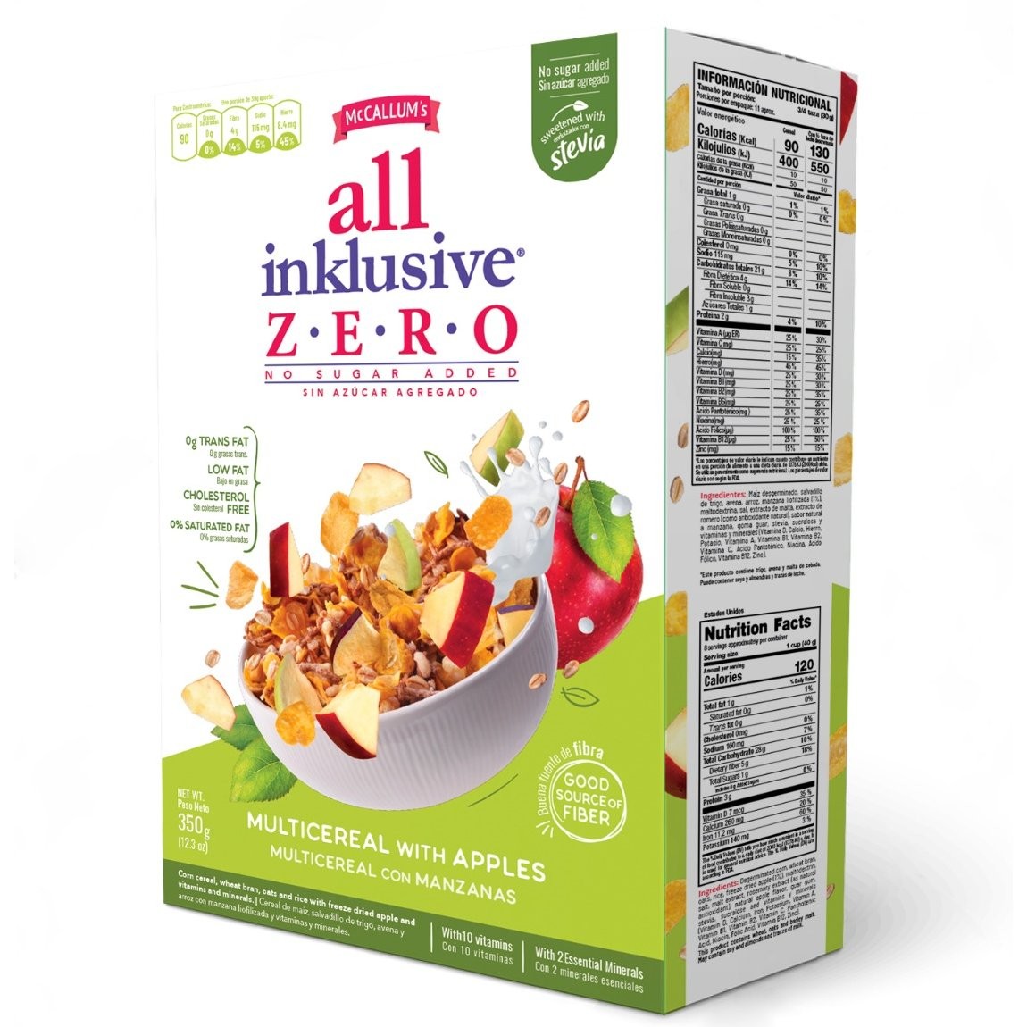 MCCALLUMS INKLUSIVE ZERO APPLES 350g