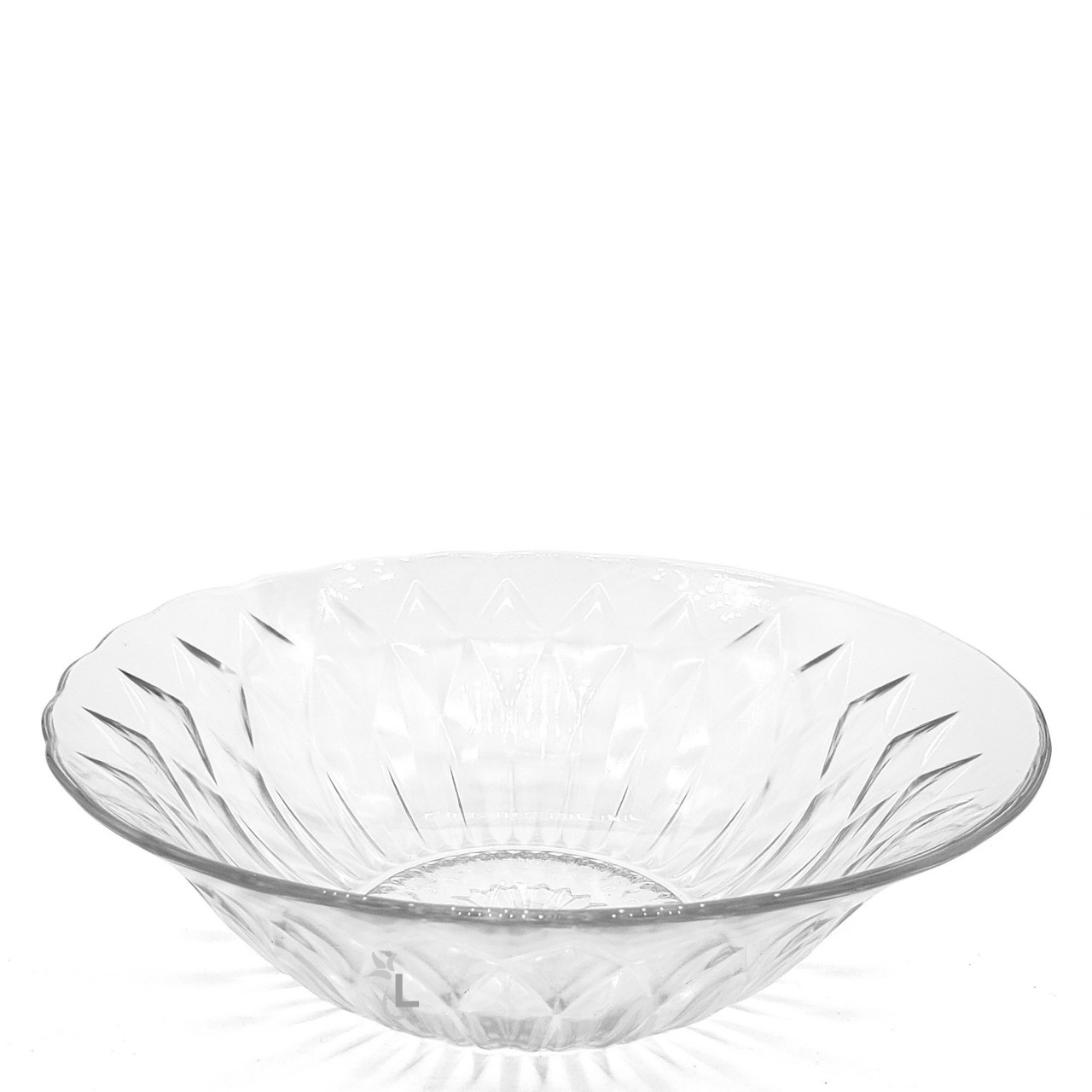 KIM GLASS BOWL DIAMOND 7"