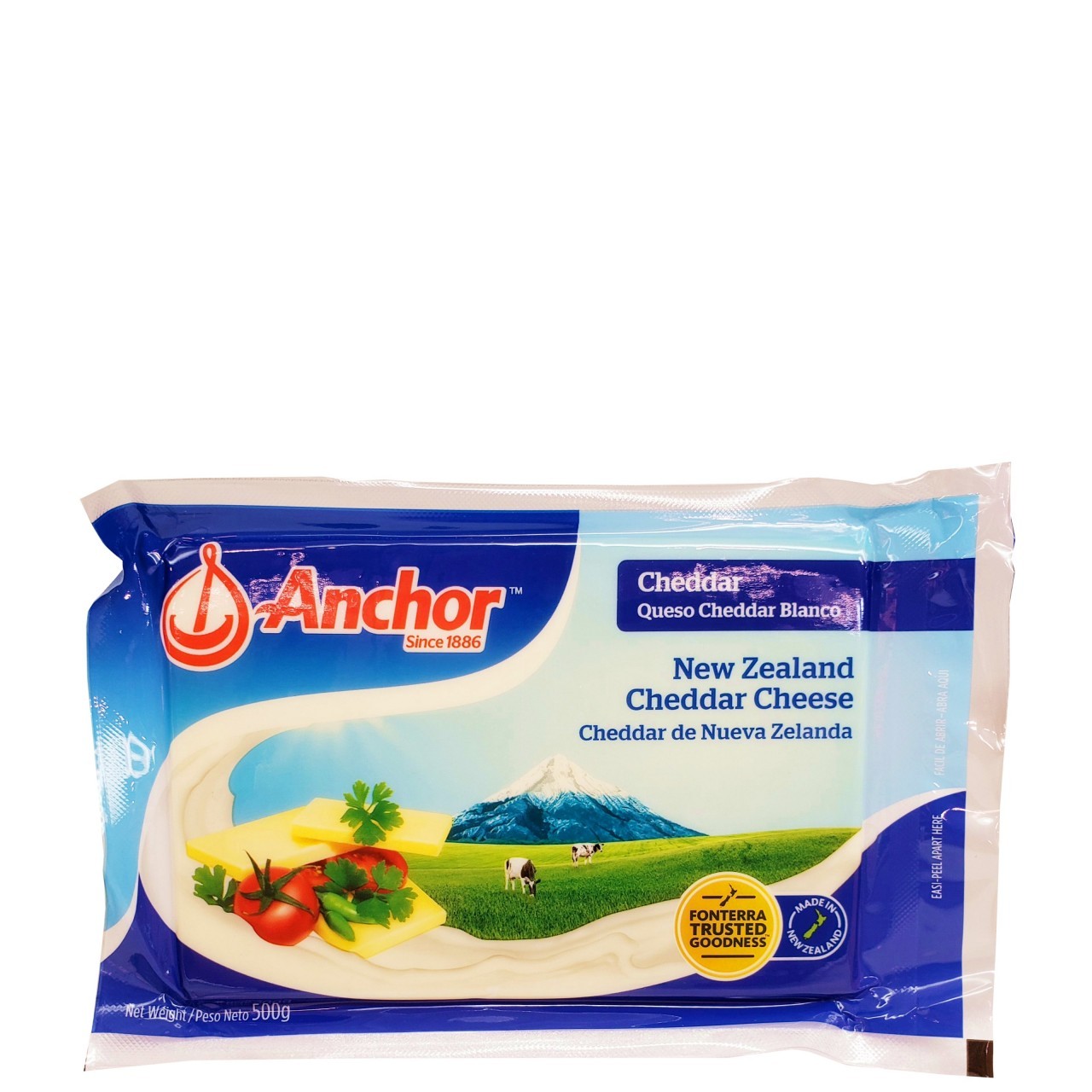 ANCHOR CHEDDAR WHITE 500g