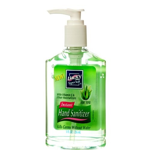 LUCKY HAND SANITIZER ALOE 8oz
