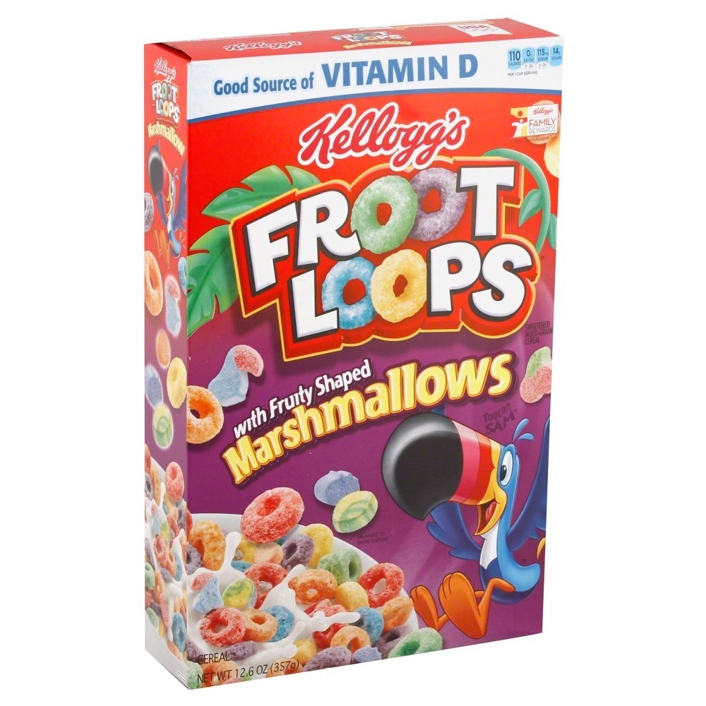 KELLOGGS FROOT LOOPS MARSHMALLOW 297g