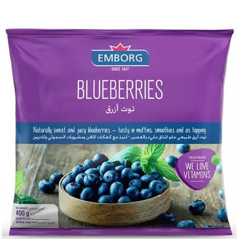 EMBORG BLUEBERRIES 400g