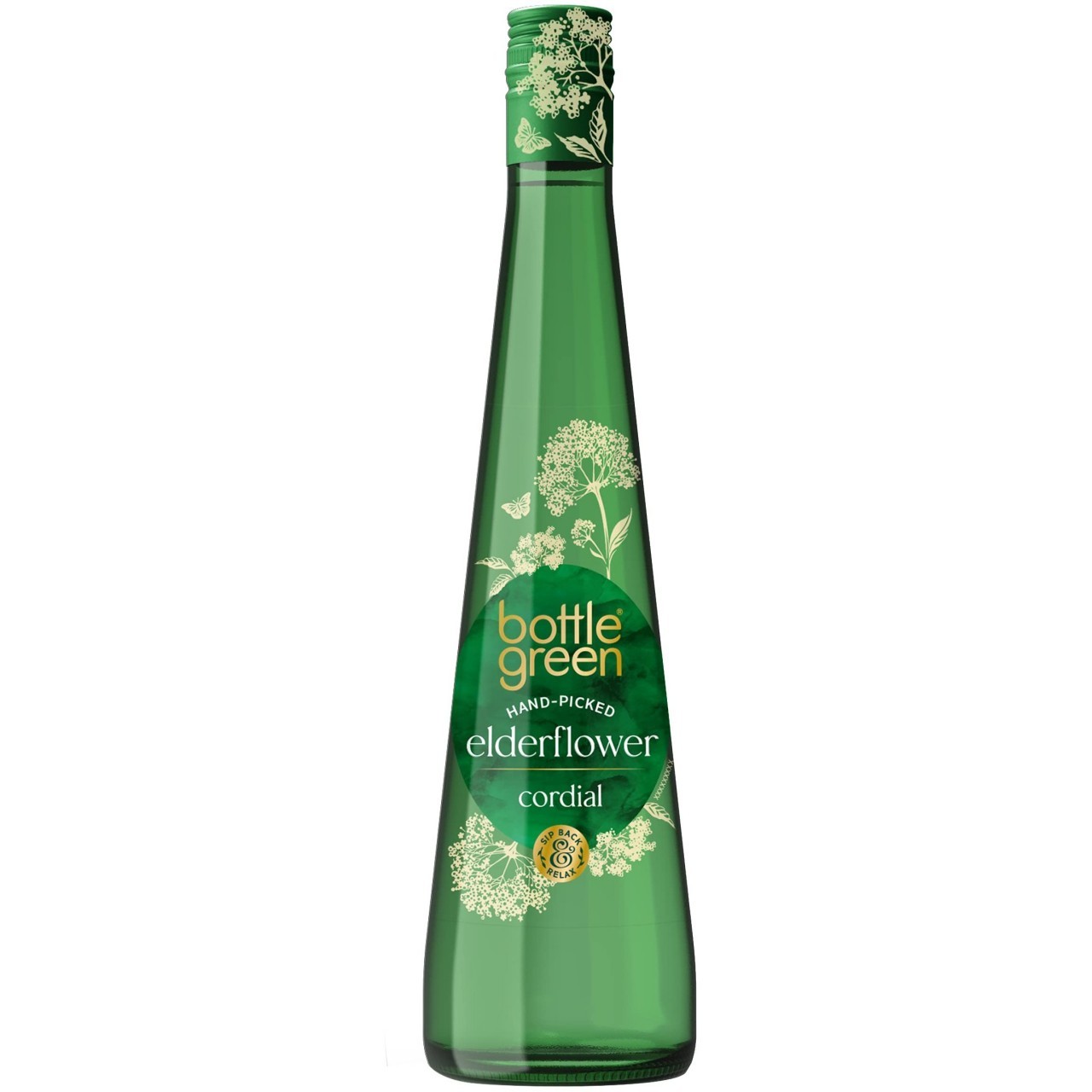 BOTTLEGREEN CORDIAL ELDERFLOWER 500ml