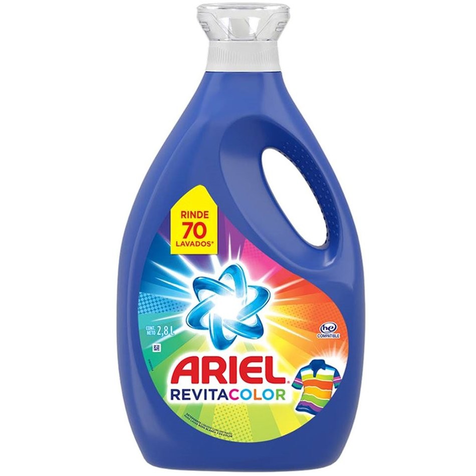 ARIEL LIQUID DETERGENT REVITACOLOR 2.8L