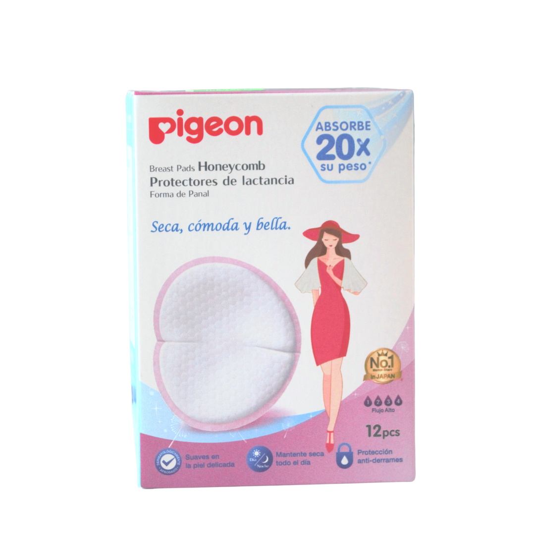 Pigeon Honeycomb Breast Pads, 12 pcs