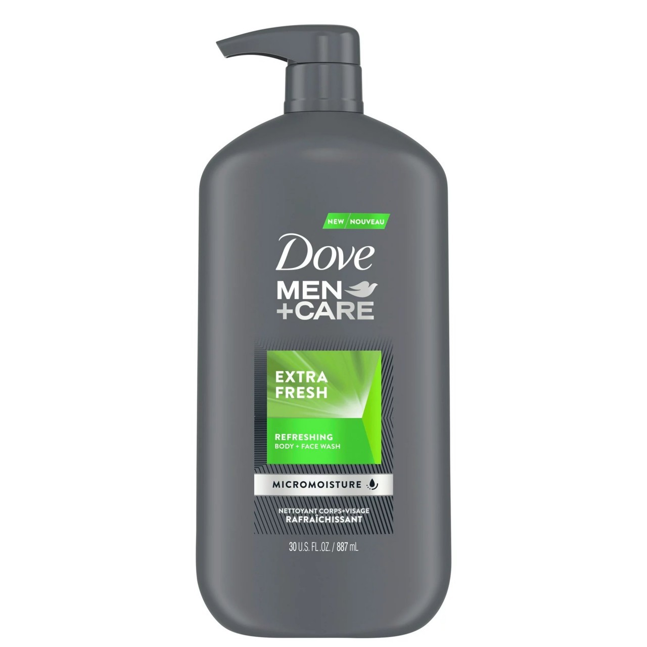 DOVE MEN BODY FACE EXTRA FRESH 30oz