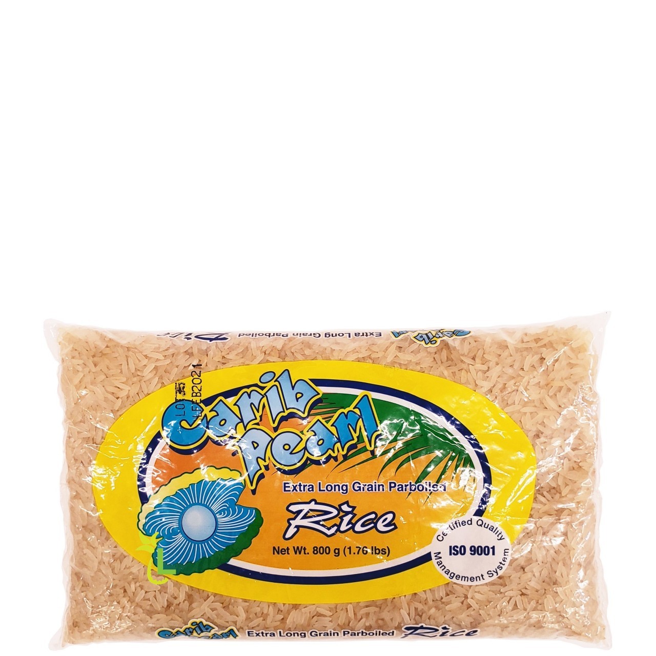 CARIB PEARL RICE PARBOILED 800g