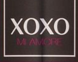 XOXO MI AMORE