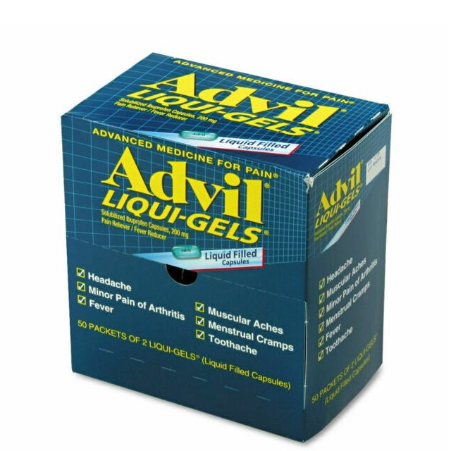 ADVIL LIQUID GELS DISPENSER 50s