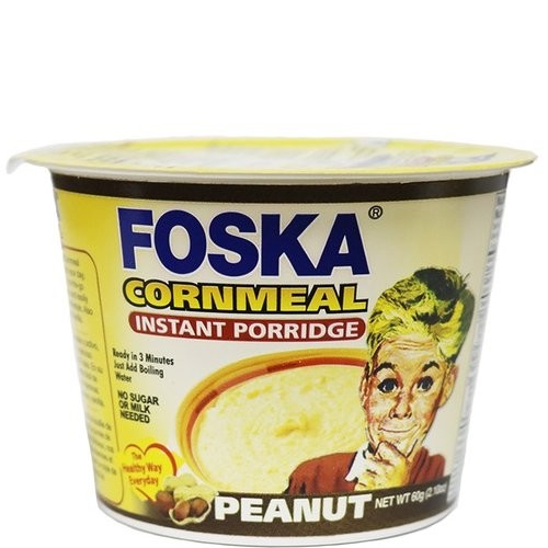 FOSKA CORNMEAL INST PORRIDGE PEANUT 60g