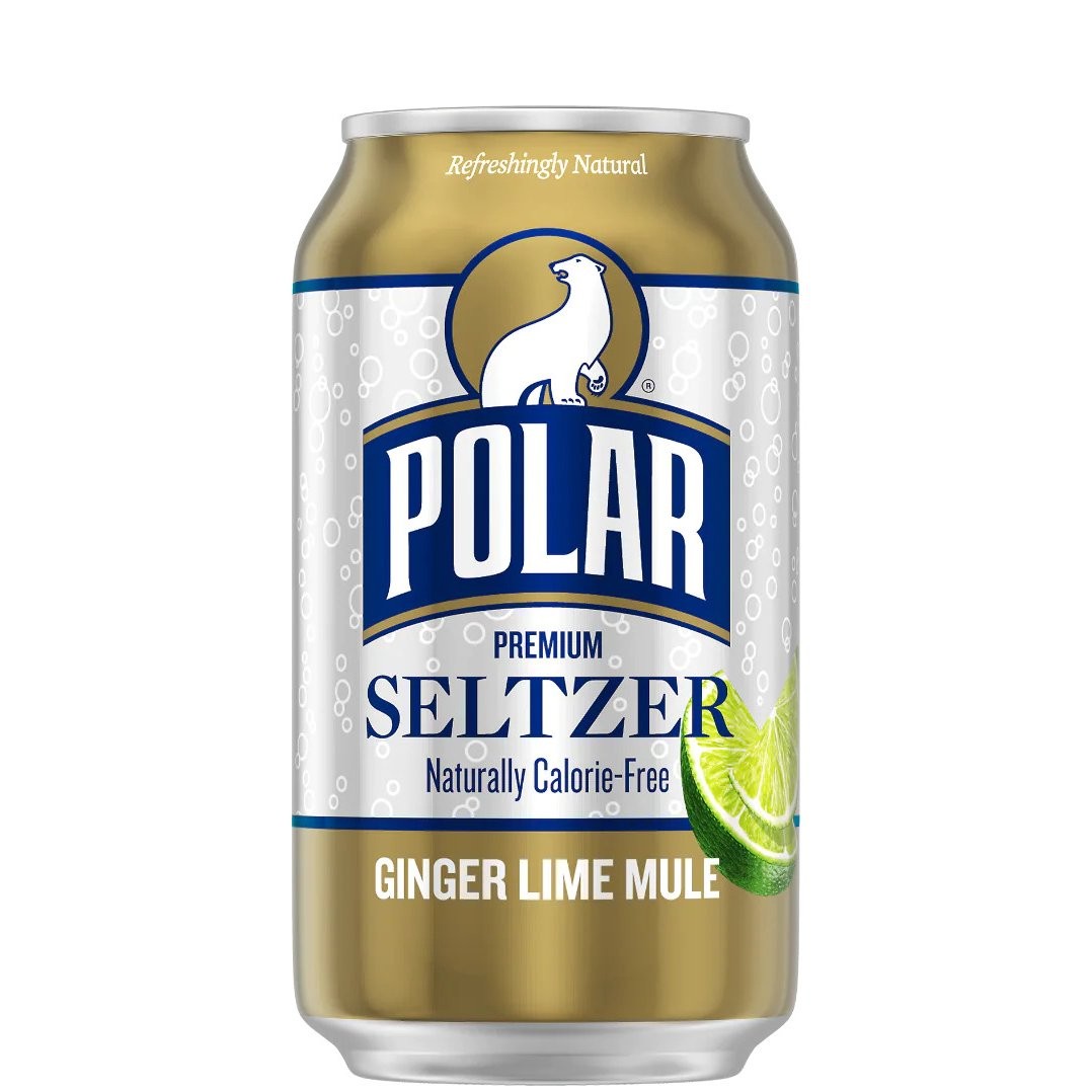 POLAR SELTZER GINGER LIME 12oz