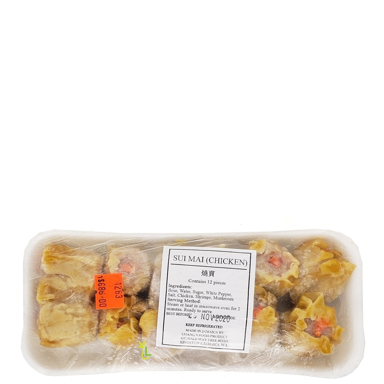 CHANGS SUI MAI CHICKEN 12pc