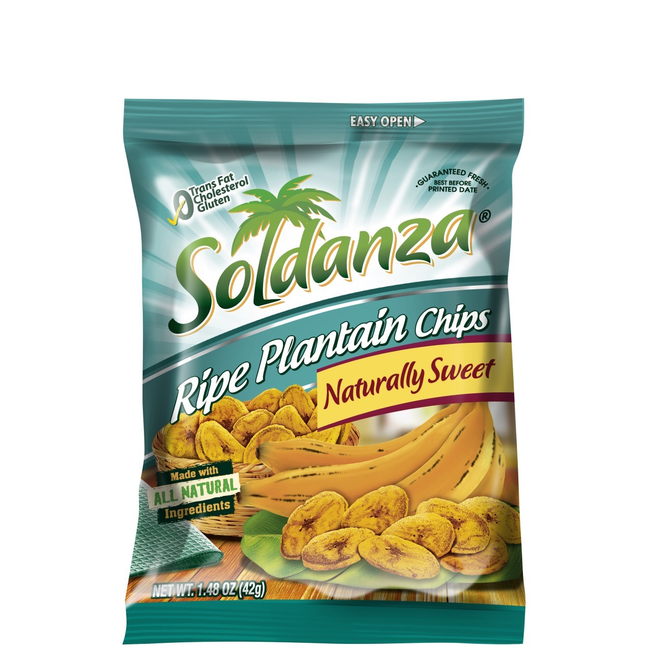 SOLDANZA PLANTAIN CHIPS RIPE 42g