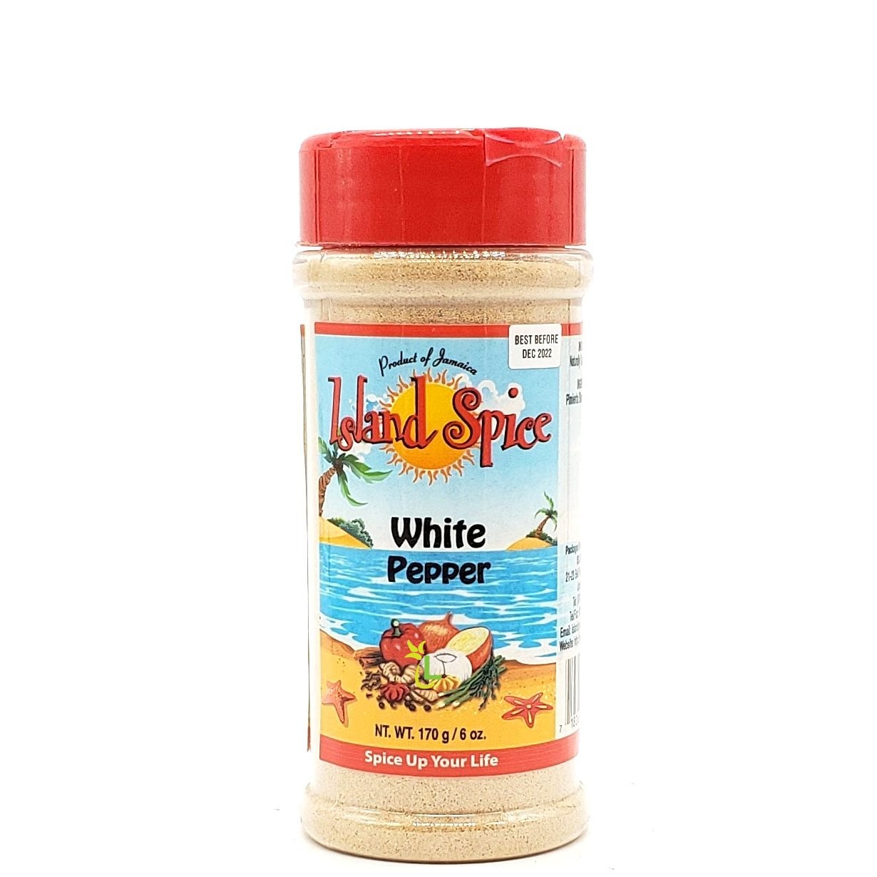 ISLAND SPICE WHITE PEPPER 6oz