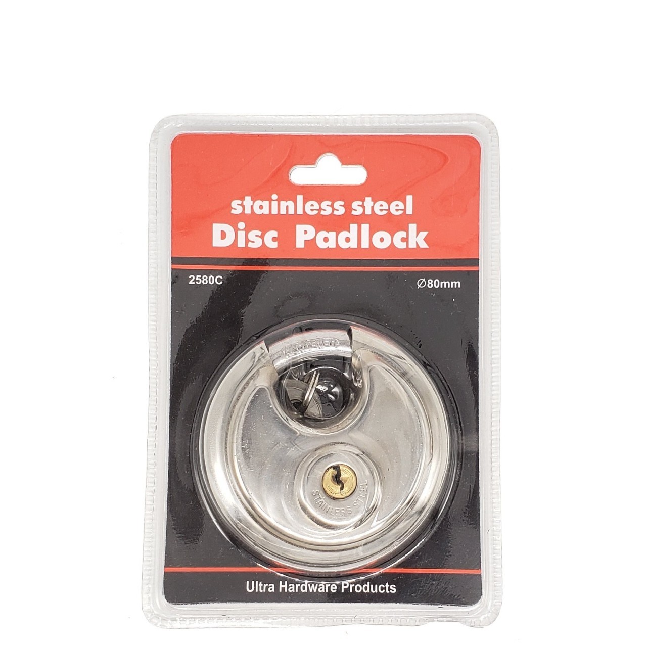 ULTRA PADLOCK STAINLESS STEEL DISC 80mm
