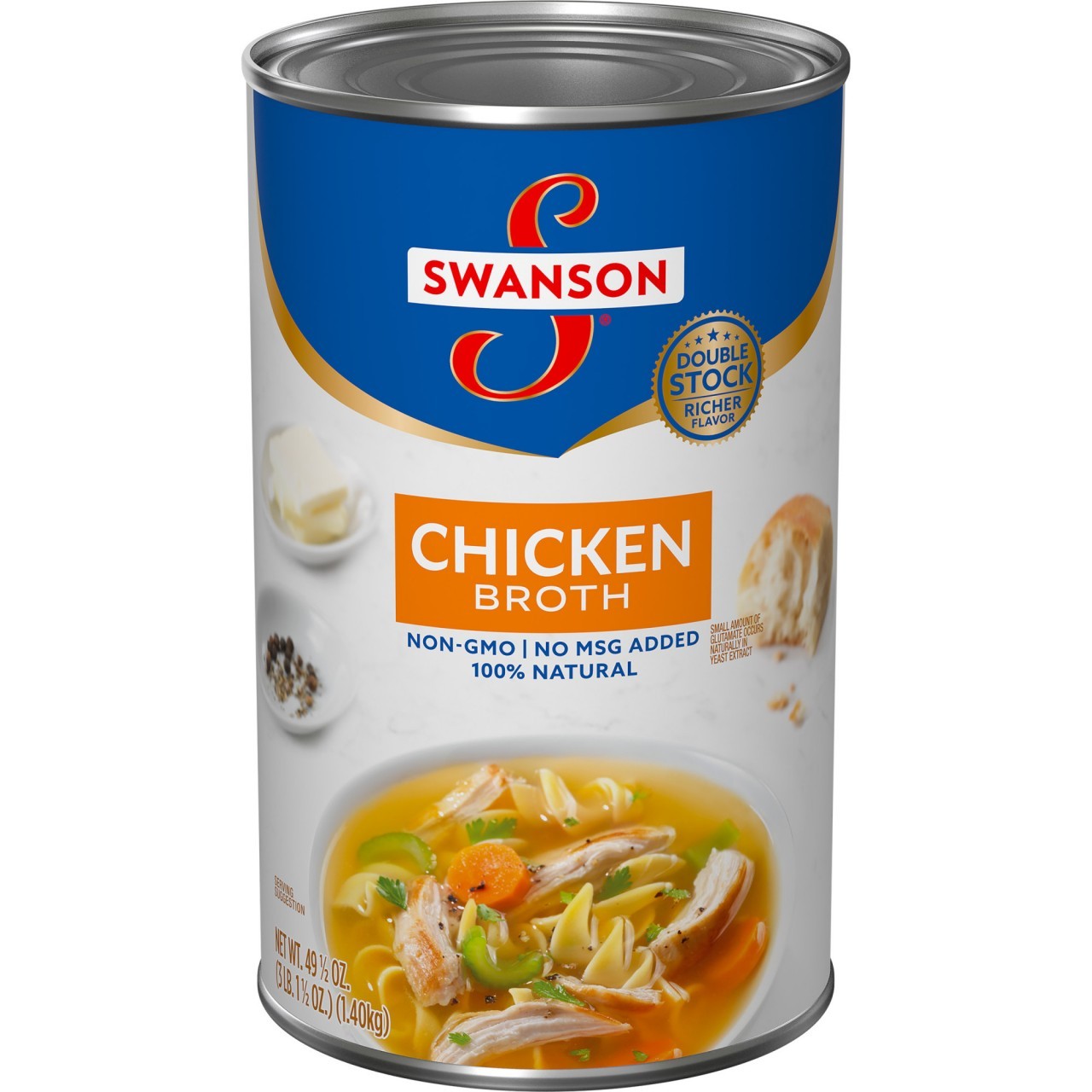 SWANSON CHICKEN BROTH 49.5oz