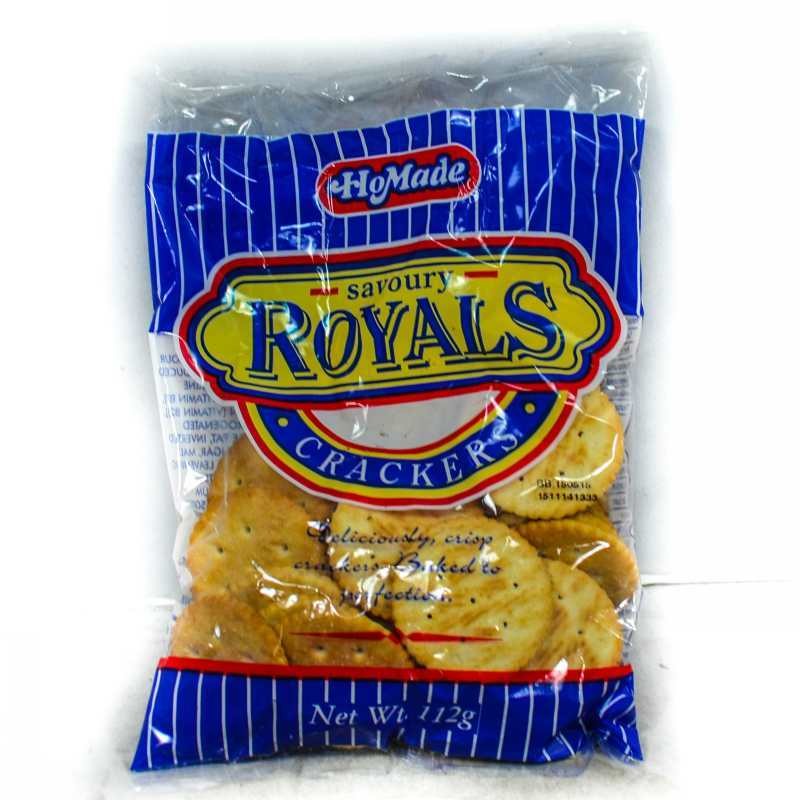 HOMADE ROYALS CRACKERS 112G