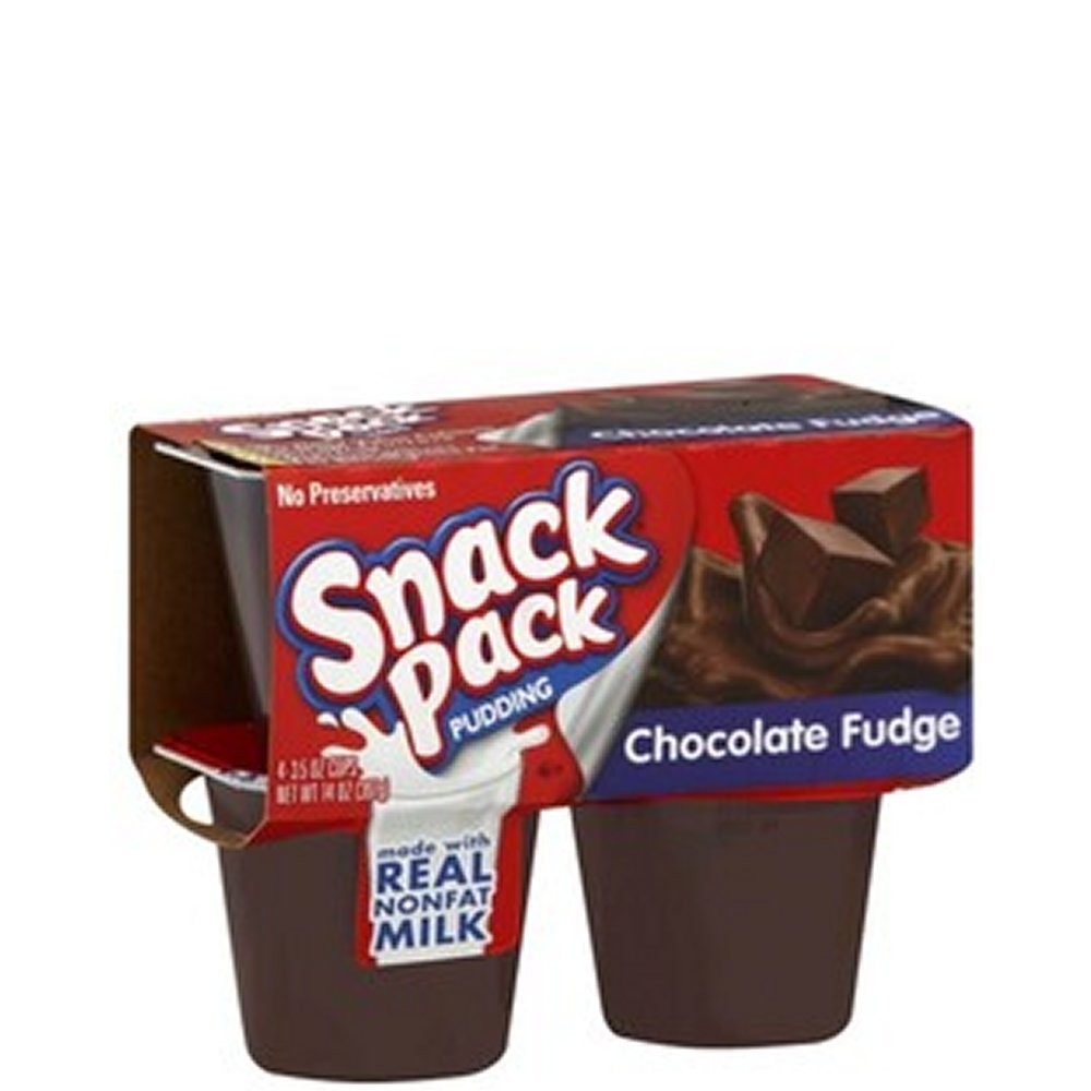 SNACK PACK PUDDING CHOCOLATE FUDGE 368g