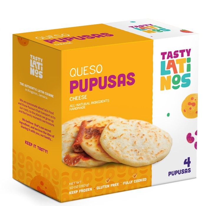 TASTY LATIN PUPUSAS CHEESE 4s