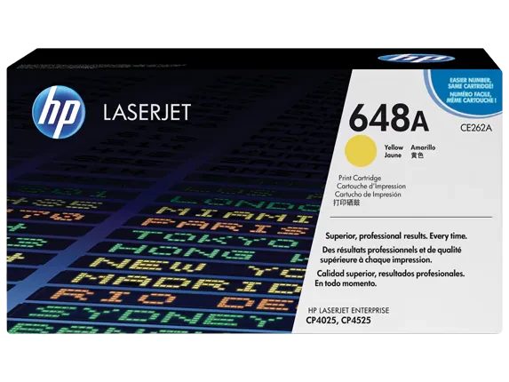 HP 648A - Yellow - original