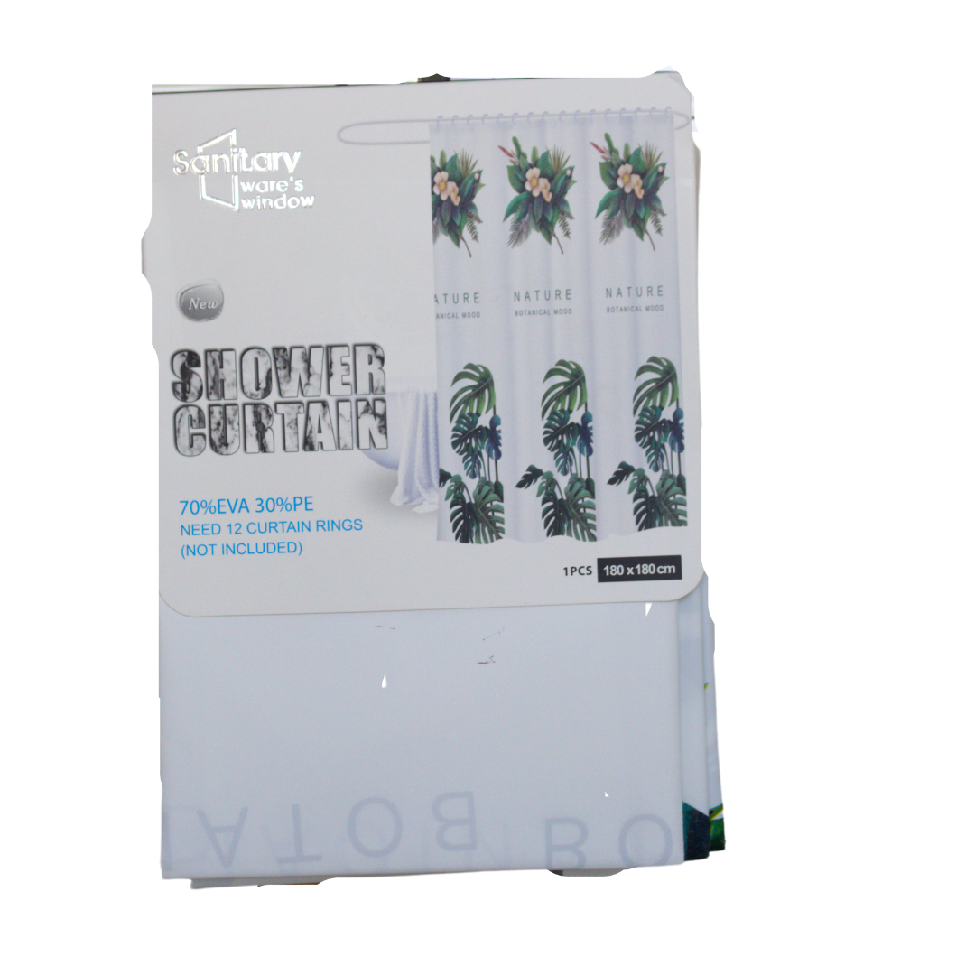 Sanitary Ware's Window Shower Curtains , 1 PCS 180 x 180 cm