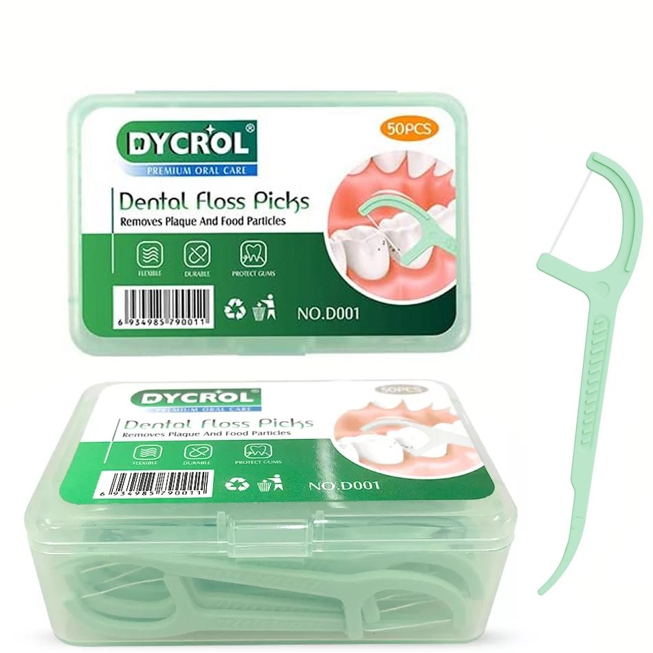 DYCROL DENTAL FLOSS PICKS 50s