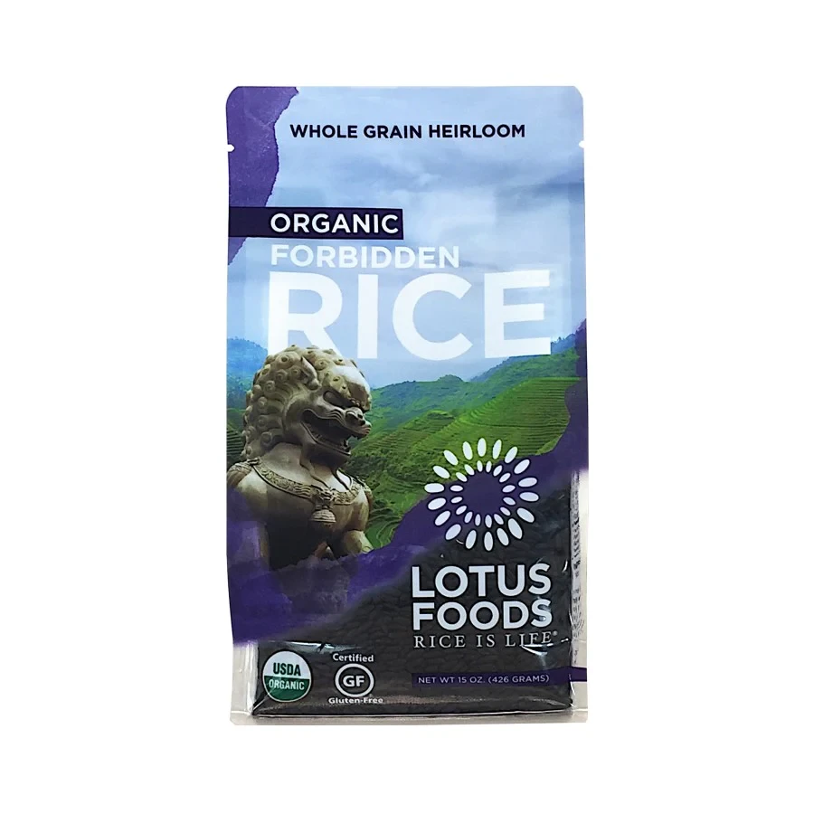 LOTUS FOODS RICE FORBIDDEN BLACK 15oz
