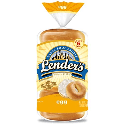 LENDERS BAGELS EGG 340g