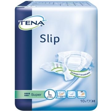 TENA ADULT SLIPS SUPER LRG 9s
