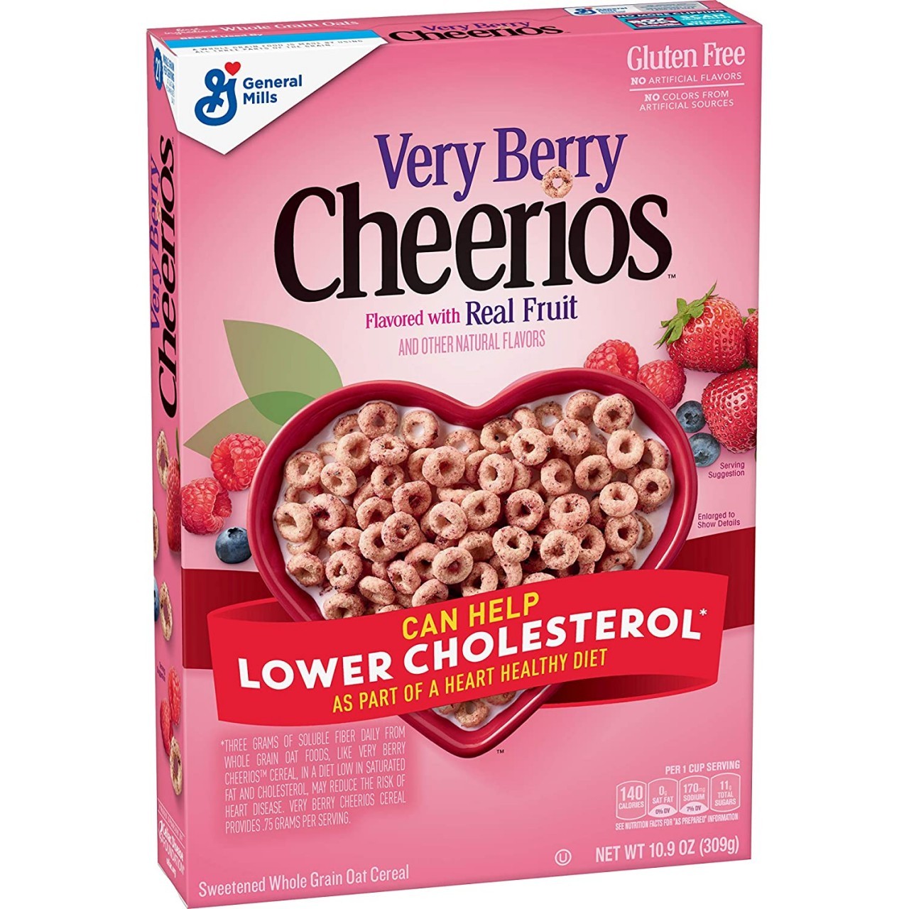 GENERAL MILLS CHEERIOS VERY BERRY 411g