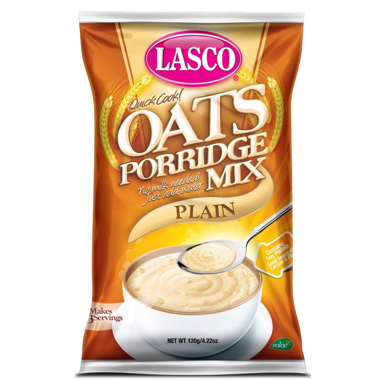 LASCO OATS PORRIDGE PLAIN 120g