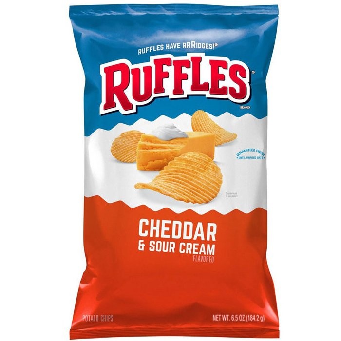 RUFFLES CHEDDAR & SOUR CREAM 6.5oz