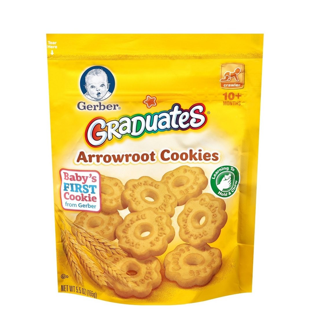 GERBER GRAD ARROWROOT COOKIES 155g
