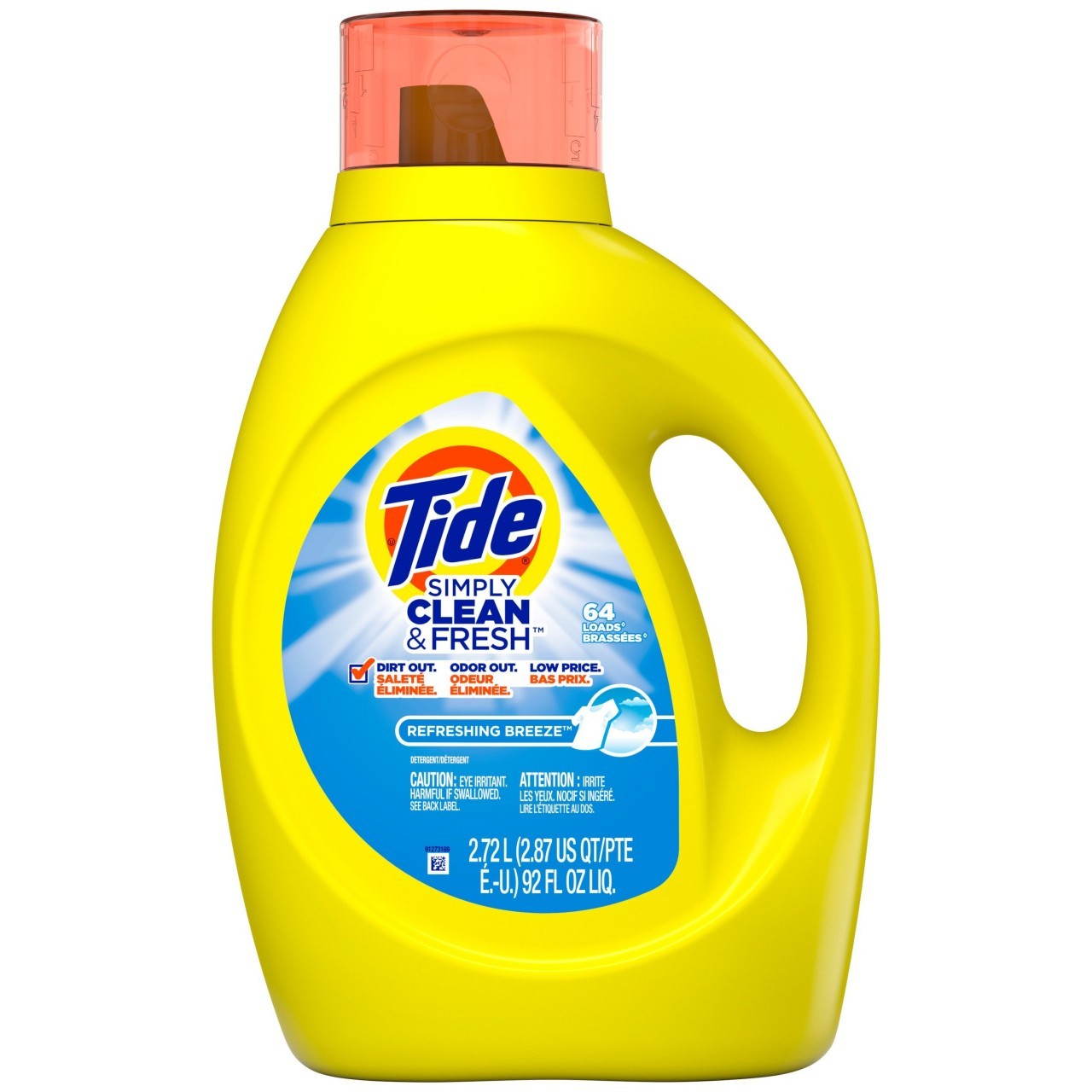 TIDE SMPLY C&F REFRESHING BREEZE 92oz