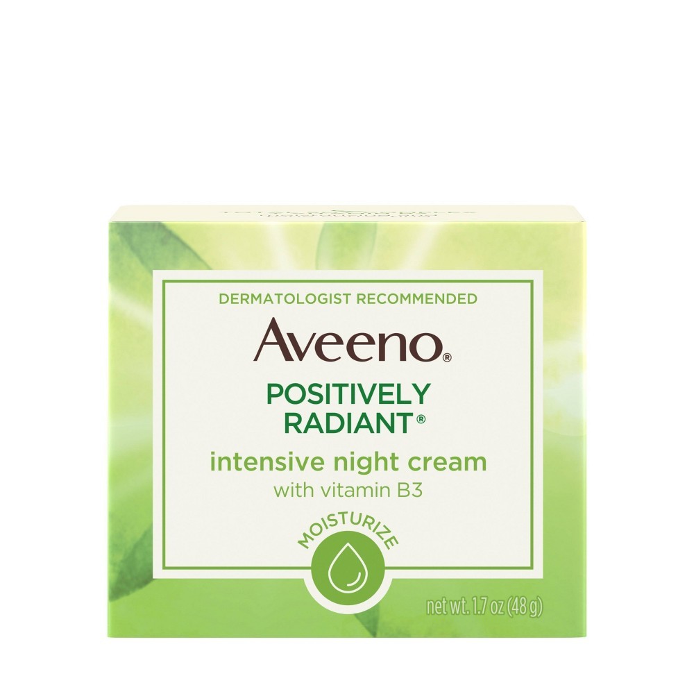 Aveeno Positively Radiant Intensive Night Cream, 1.7oz