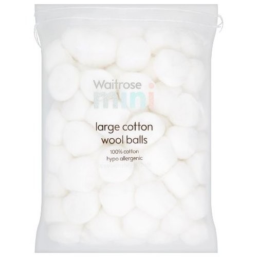 WAITROSE COTTON BALLS LARGE 80s